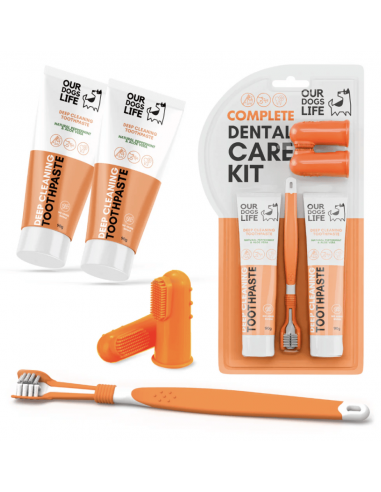 Kit dentale per cani ( 1 spazzolino 2...